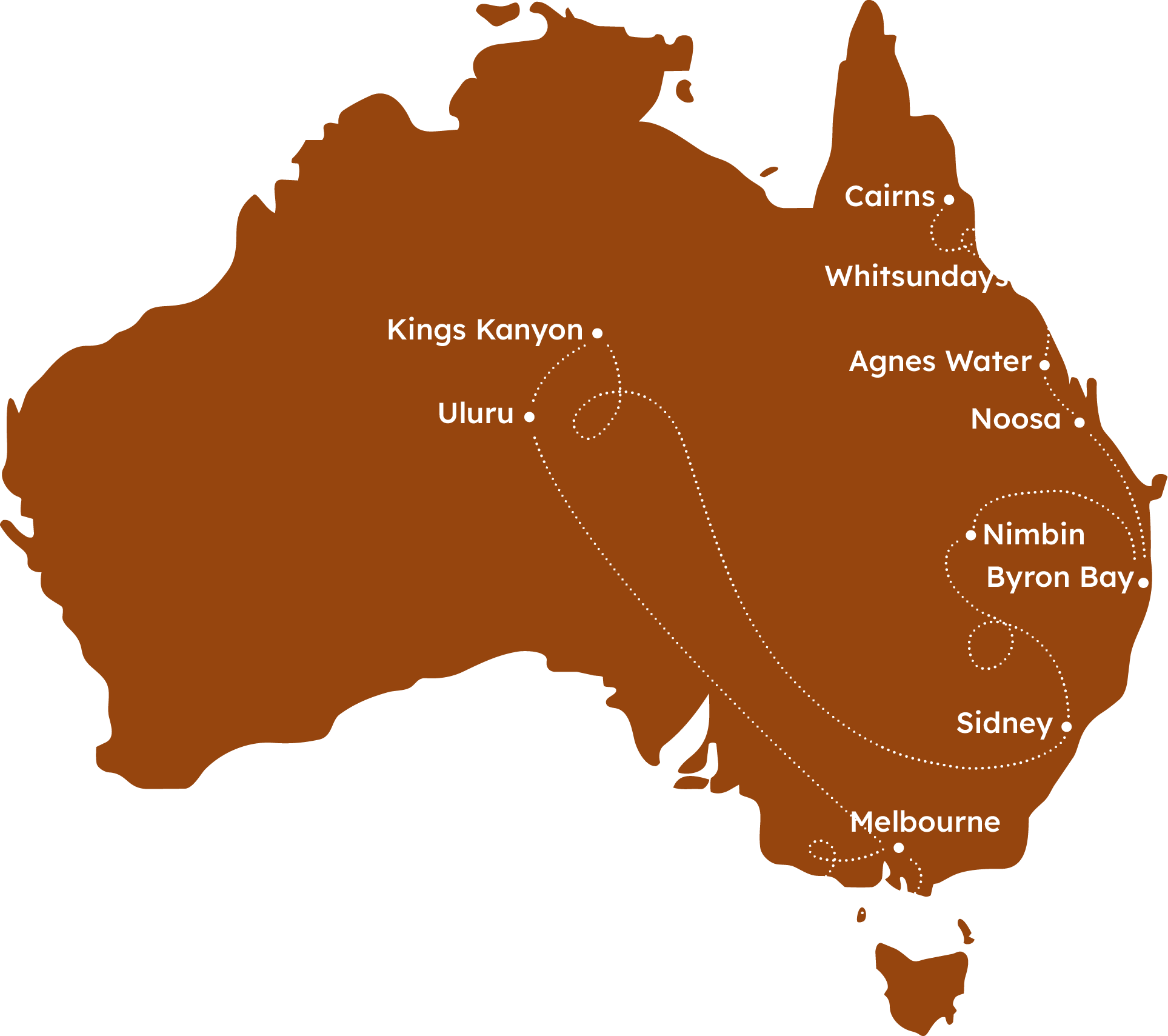 Map of Australia