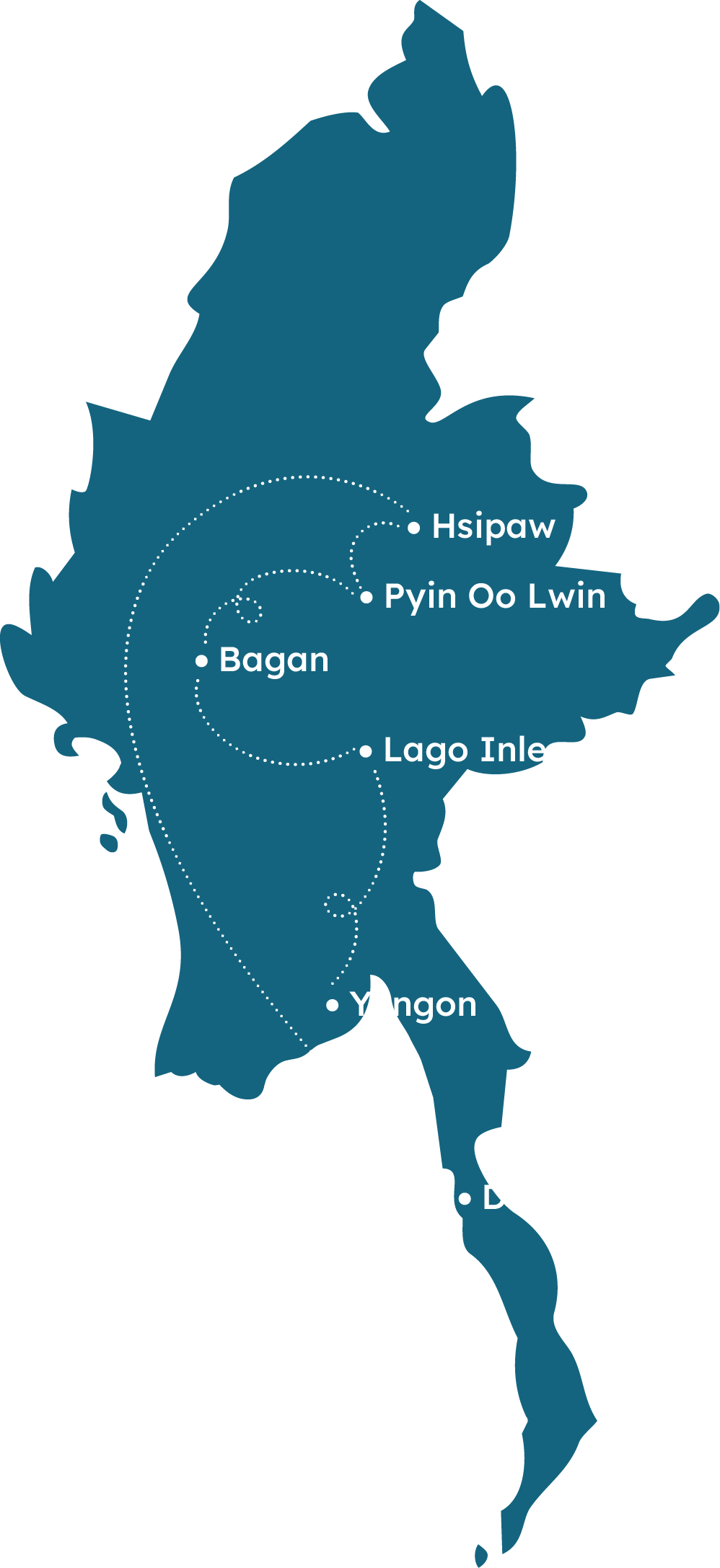 Map of Myanmar