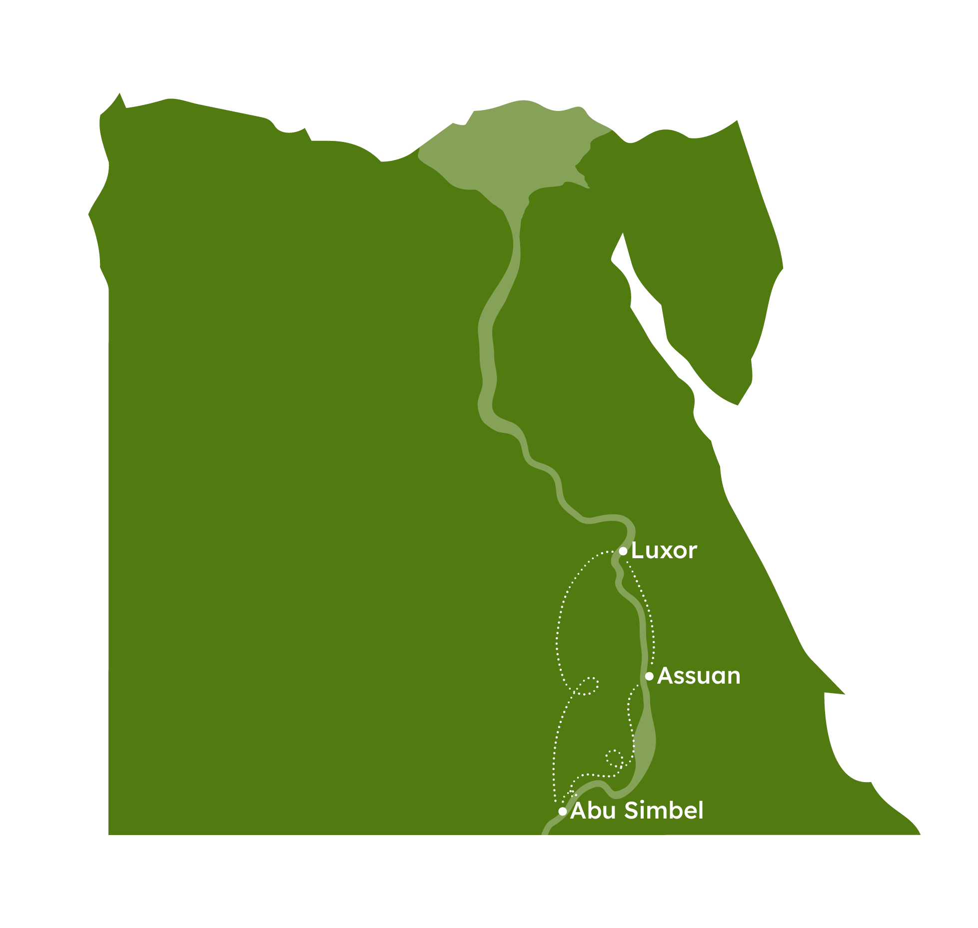 Map of Valle del Nilo