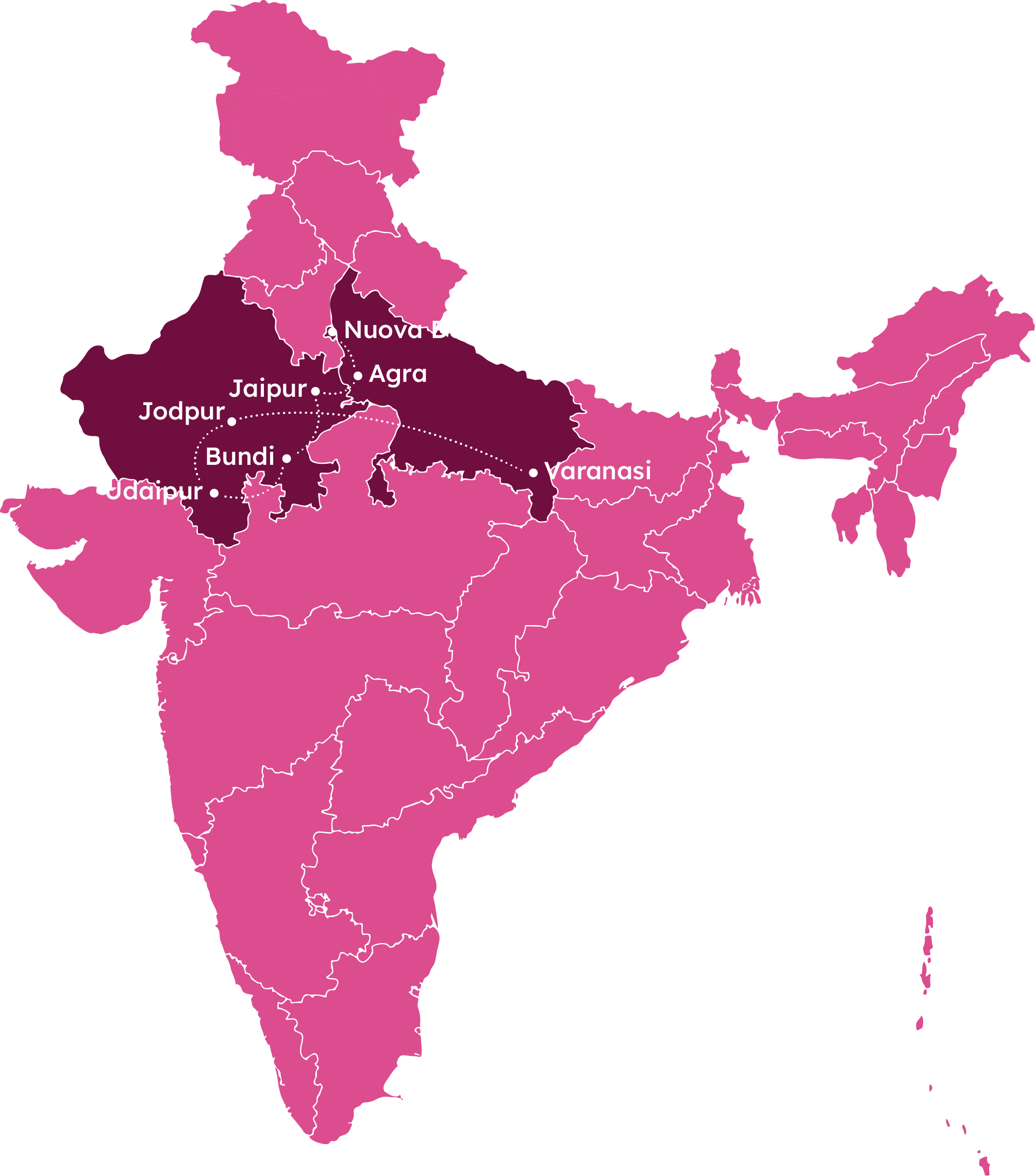 Map of Rajasthan