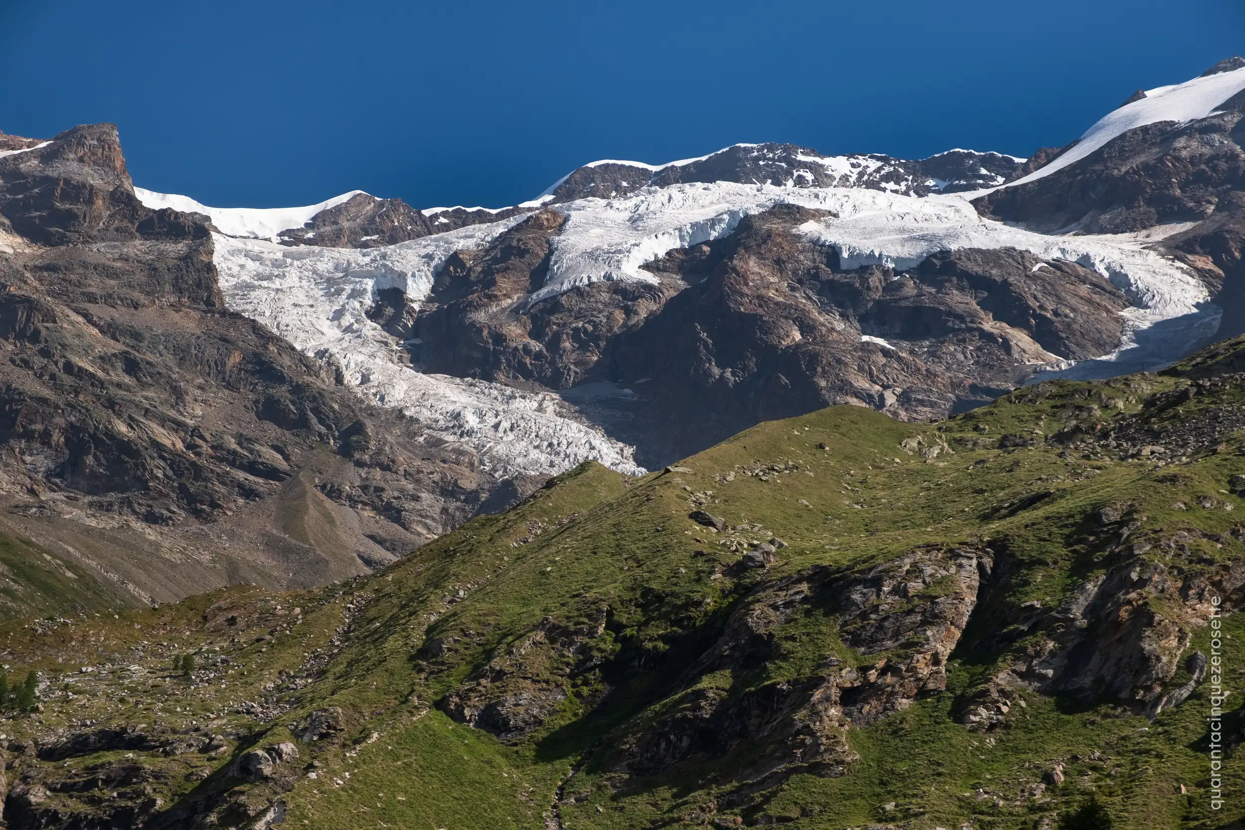 Ghiacciaio del Lys, Valle di Gressoney